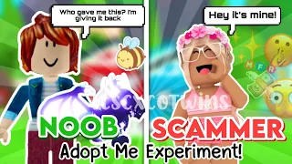 Catching SCAMMERS In Adopt Me! *Social experiment* (Roblox) Its Cxco Twins