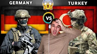 Italian Reaction To 🇹🇷 Turkey vs Germany | Military Power |  🚀