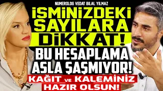 İsminizdeki Sayılara DİKKAT! Bu Hesaplama ASLA ŞAŞMIYOR! Kağıt ve Kaleminiz Hazır Olsun! | İlkay B.