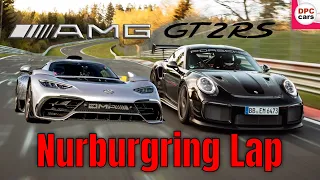 Mercedes AMG One vs Porsche 911 GT2 RS With MR Kit Nurburgring Lap