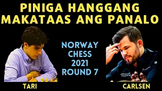 ENDGAME GOD! Norway Chess 2021 Aryan Tari vs Magnus Carlsen R7