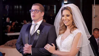 Vídeo de Casamento Sensacional Cerimonia Religiosa Completa- Pastor Celebrando união do casal.