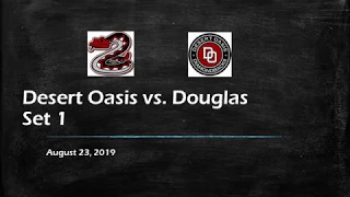 2019 Girls Volleyball: Desert Oasis vs Douglas Set 1