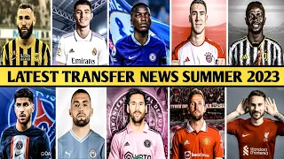 LATEST TRANSFERS NEWS SUMMER 2023 ✍️ Messi to Inter Miami✅ Harry Kane ,Mac Allister , Benzema ,Mane.