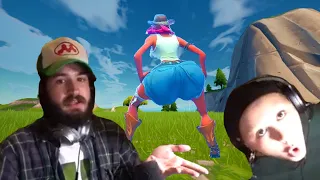 drew & enya play fortnite