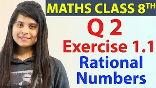 Q 2 - Ex 1.1 - Rational Numbers - NCERT Maths Class 8th - Chapter 1, New Syllabus 2023 CBSE