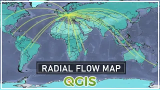 Radial Flow Maps using QGIS