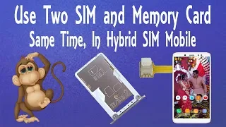 Dual SIM and Memory Card Working Simultaneously In Hybrid SIM Mobile - Part3 👌👌