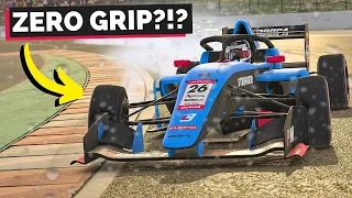 This race was like driving on ICE!! | iRacing Super Formula Lights