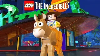 LEGO The Incredibles - How to Unlock Woody from Toy Story and Stud Magnet Red Brick