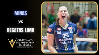 Semifinal | Minas X Regatas Lima | MELHORES MOMENTOS | Sul-Americano de Clubes 2024