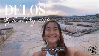 DELOS, GREECE Travel Vlog *aesthetic & educational* | Cherie Paw