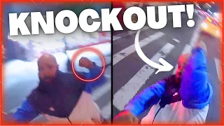 KNOCKOUT | When Biker Fights Back | 30 minutes of Road Rage & Epic Moto Moments 2023 | Ep.179