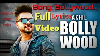 Full lyrics video of Bollywood Song by || Akhil || by punjabi  songs lyrics