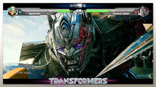 Bumblebee vs Nemesis Prime with Healthbars