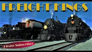 Freight Kings of Steam Locomotive (Trainz) Ft. PRR Q2, N&W Class A, C&O Allegheny and more!