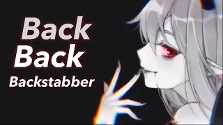 Nightcore/sped up - Backstabber (Lyrics)