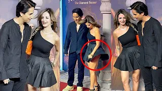 Sussanne Khan Oops Moment When She Pose At Heeramandi Screening