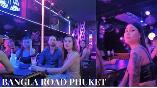 BANGLA ROAD PHUKET SCENES : DANCING WITH CUTE THAI GIRLS