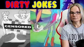 Teacher Coach Reaction to Adult Dirty Jokes in Classic Cartoons - The Ultimate Compilation