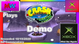 MWTV Plays | Crash Bandicoot: The Wrath of Cortex (Demo) | No Commentary