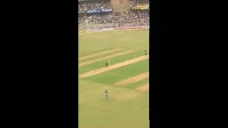 AB DE VILLIERS hits a century against India at Wankhede