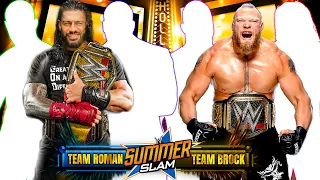 Roman Reigns Vs Brock Lesnar With Surprise Superstars WWE 2K23