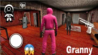 Playing as Pink Soldier (Squid Games) in Granny Chapter Two 😱 | Granny Revamp Full Gameplay🤑