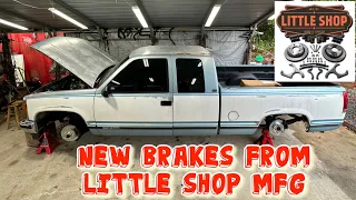 Little Shop Mfg disk brake conversion for OBS GM Truck.