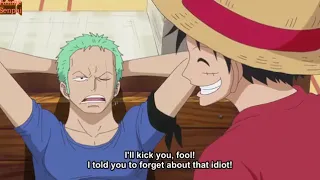 Zoro Worried to Sanji and Luffy Teases Zoro One Piece