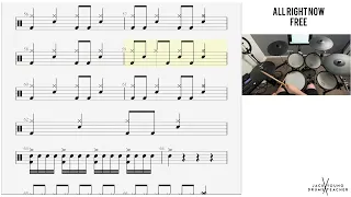How to Play 🥁   All Right Now   Free