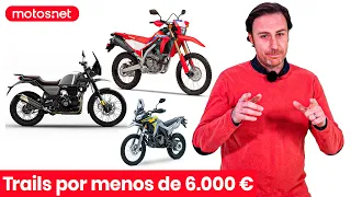 Las 🖐🏽  TRAILS aventureras más baratas / motos.net
