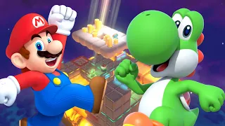 Super YOSHI 3D World: FINAL CAPTAIN TOAD LEVEL!! *2-Player BRO AND SIS!!* [World Crown]