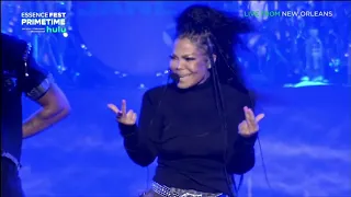 Janet Jackson Performing Black Cat & Rhythm Nation At Essence Festival 2022