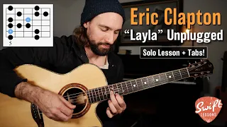 Eric Clapton "Layla" Unplugged Guitar Solo Lesson