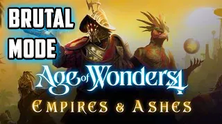 BRUTAL DIFFICULTY - NOT LOOKING GOOD - AGE OF WONDERS 4 LIVESTREAM