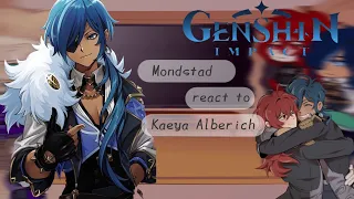 Mondstad ft. Aether react to Kaeya Alberich || ENG sub - PT-BR || Genshin impact / GC