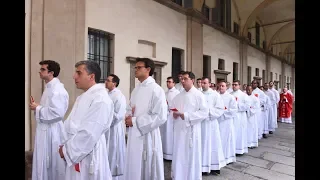 28 settembre 2019 ordinazioni diaconali a 23 seminaristi che diventeranno sacerdoti - alcuni momenti