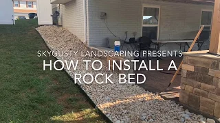 How To Install a Rock Bed