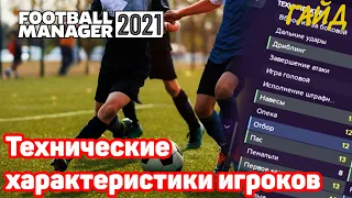 Технические характеристики игроков - гайд Football Manager