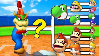 1v1 Mario Baseball Tournament with Random Batting!