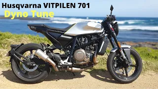 Husqvarna Vitpilen 701 Dynotune - Coober ECU - LeoVince LV10 - Airbox Mod