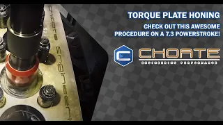 A behind the scenes look at our special torque plate honing process!