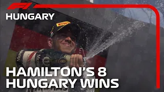 Lewis Hamilton's Eight Wins in Hungary | 2020 Hungarian Grand Prix