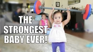 THE STRONGEST BABY EVER!!! - July 14, 2015 -  ItsJudysLife Vlogs
