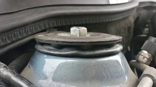 How to remove the McPherson strut cushion? Diagnostics - read the description PL