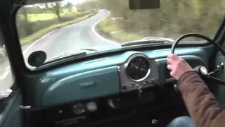 Morris Minor goes for a drive