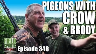 Fieldsports Britain - Pigeonshooting with Crow and Brody