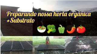 HORTA ORGANICA -SUBSTRATO PRONTA.#Horta#SUBSTRATO