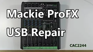 Mackie ProFX USB PCB board repair